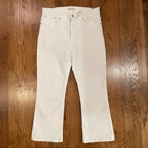 Madewell White Demi-Boot Jeans